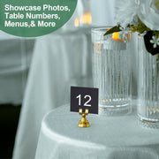 JICYOUP Table Number Holders, Metal, Gold, 12 Pack