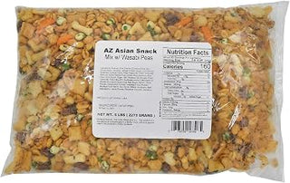Azar Nut Asian Snack Mix with Wasabi Pea, 5 Pound -- 2 per case.