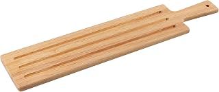 Zassenhaus Solid Wood Rubberwood Cutting Board/Serving Board, 60 13 cm, Brown