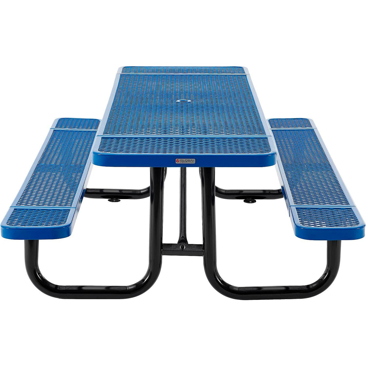 Global Industrial Blue / Industrial / 96 inches x 30 inches x 29.5 inches Picnic Tables