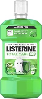 Listerine Total Care Kids Mouthwash, Mint Shield, 16.9 fl. oz/500 mL