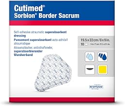 Cutimed Sorbion Border, Sacral, Box of 10