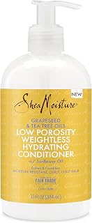 Shea Moisture SheaMoisture Low Porosity Weightless Hydrating Conditioner For Moisture Resistant, Curly, Coily Hair Lightweight Hair Conditioner 13 fl oz
