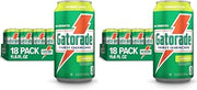 Gatorade Thirst Quencher,Lemon-Lime,12 Fl Oz Cans,(Pack of 36)