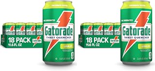 Gatorade Thirst Quencher,Lemon-Lime,12 Fl Oz Cans,(Pack of 36)