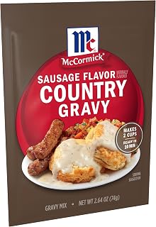 McCormick Sausage Flavor Country Gravy Mix, 2.64 oz