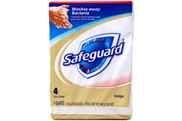 Proctor & Gamble Beige 4-Pk (Pack of 12) by Safeguard – 4 Count (Pack of 12), Pack of 12, Model 8833