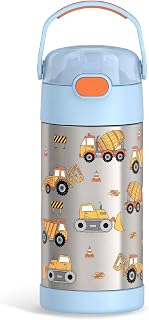 THERMOS FUNTAINER Water Bottle with Straw, 12oz, Construction