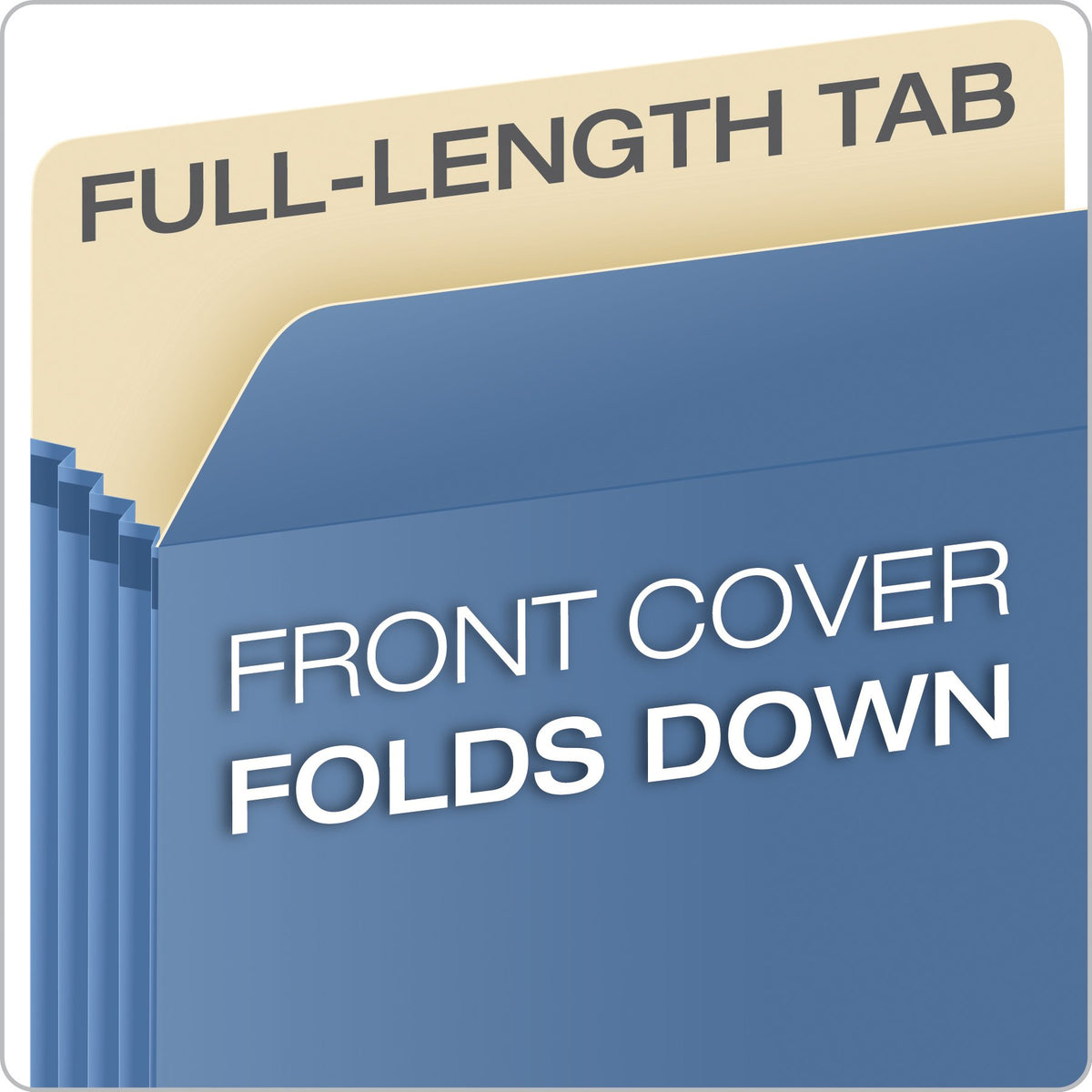 Expanding Desk File by Pendaflex – Tyvek, Blue, Model 1524E BLU