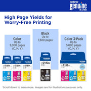 Brother Yellow / Pack of 1 / 1 Inkjet Ink Cartridges