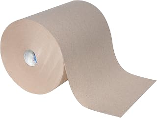 Georgia Pacific Enmotion 89480-IND High Capacity EPA Compliant Paper Towels, 10" x 800' Single Roll, Brown, Poly-Bag Protected