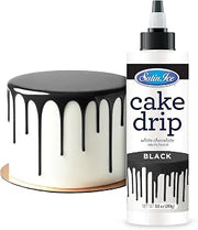 Satin Ice Cake Drip, Black, 8.8 Ounce
