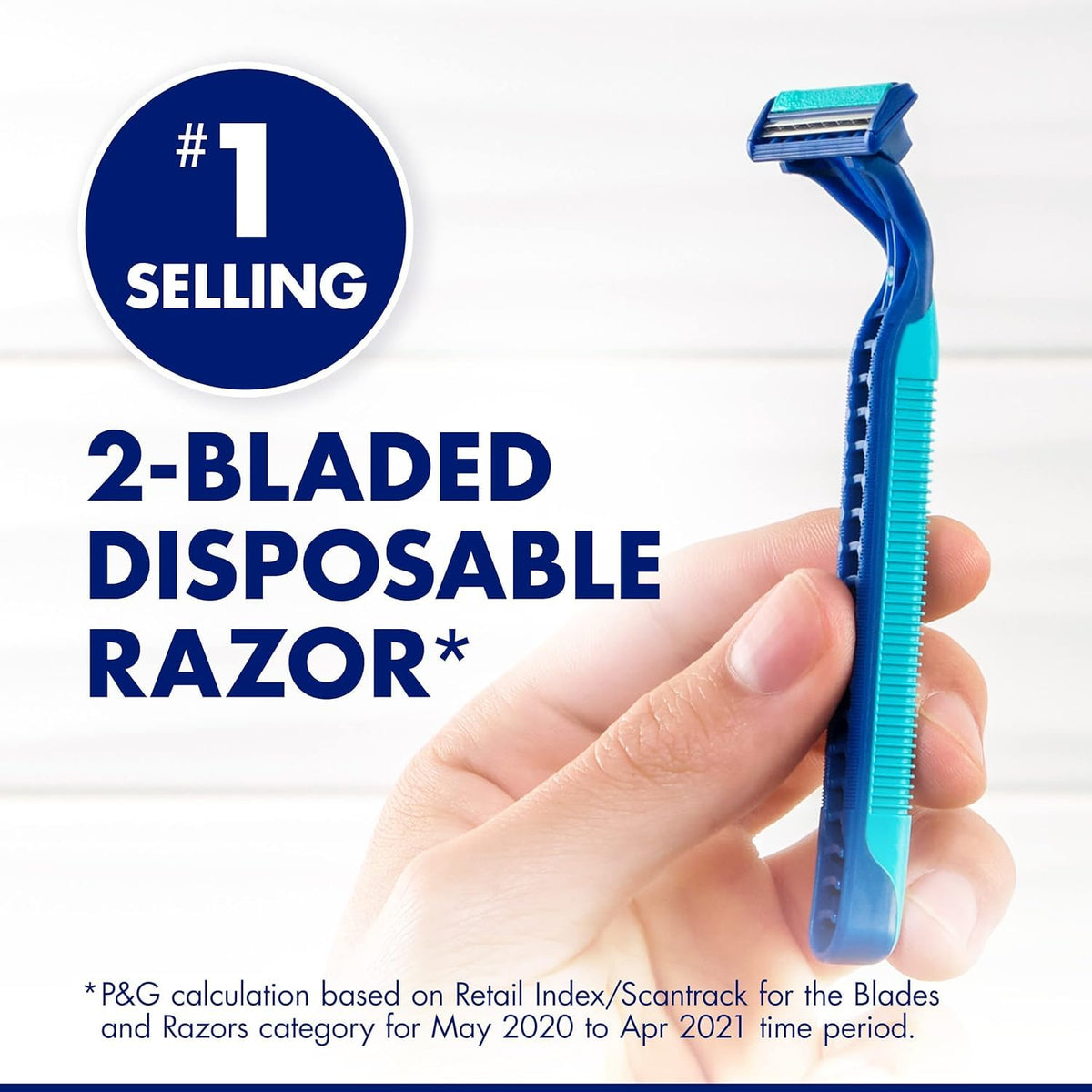 Mens Sensor Plus 2 Razor Disposable 10 Count (Pack of 2) by Gillette – 10 Count (Pack of 2), Chromium, Blue, Pack of 2, Model 11579