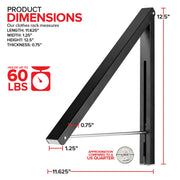 Stock Your Home Black / 1 Rack / 1 Garment Racks