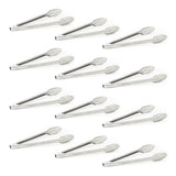 Extra Heavy Utility Tongs by Adcraft – 12", Stainless Steel, Silver, Pack of 24, Model XHT12CP
