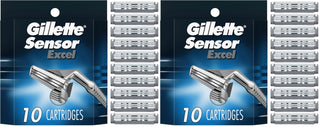 Sensor Excel Men's Razor Blade Refills by Gillette – 10 Count (Pack of 2), Pack of 2, Model 208483