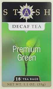Stash Decaf Premium Green Tea, Tea Bags, 18 ct