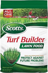 Scotts Turf Builder Lawn Food, 12.5 lbs. | Fertilizer for Grass, For All Grass Types, Covers 5,000 sq. ft.