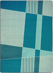 Joy Carpets Kid Essentials Spazz Teen Area Rugs, 3'10" x 5'4", Teal