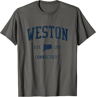 Weston CT Vintage Athletic Sports JSN1 T-Shirt