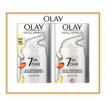 Total Effects by Day Cream 37ml & Night Cream 37ml 37ml by Olay – 2.5 Fl Oz (Pack of 1), Model 81475223
