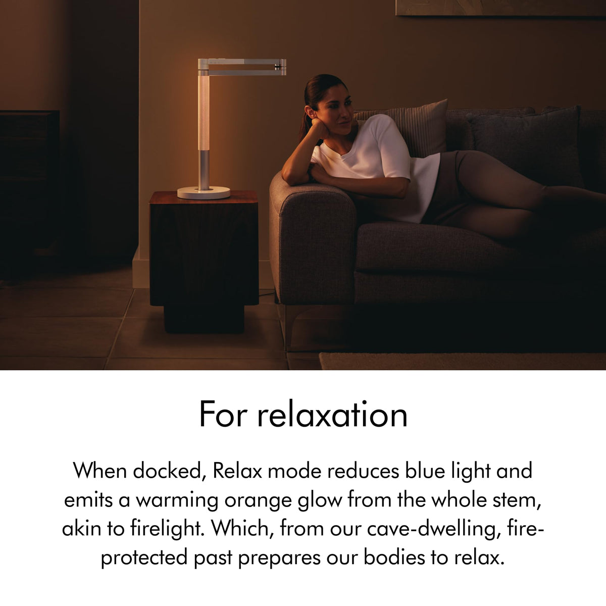 Solarcycle Morph™ Desk Light CD by Dyson – Large, Metal, White, Model 292214-01