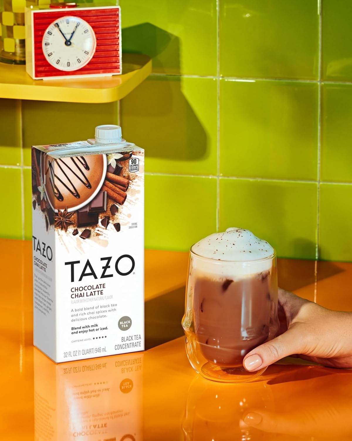 TAZO Skinny & Chocolate Chai Latte / 32 Fl Oz (Pack of 2) / 2 Chai