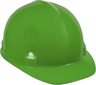 Jackson Safety SC-6 Hard Hat - Made in the USA - 370 Speed Dial 4-Point Ratchet Suspension Construction Hard Hat - Cap Style with Longer Bill for Improved Comfort and Safety, ANSI Compliant (12 Pack)