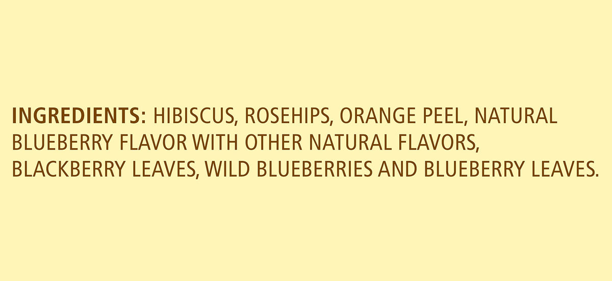 Celestial Seasonings True Blueberry / 20 Count (Pack of 5) / No Color Herbal