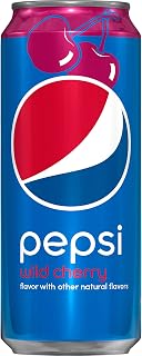 Pepsi Wild Cherry 16 Ounce Cans, 12 Count