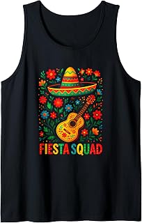 Fiesta Squad - Cinco de Mayo Mexican Fun Tank Top