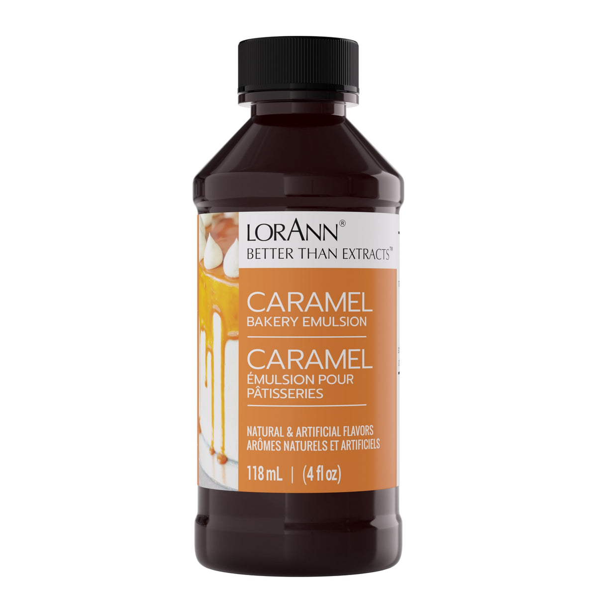 Butter Vanilla Bakery Emulsion 16 oz Bundled with Caramel Bakery Emulsions 4 oz by LorAnn Oils – 16 oz