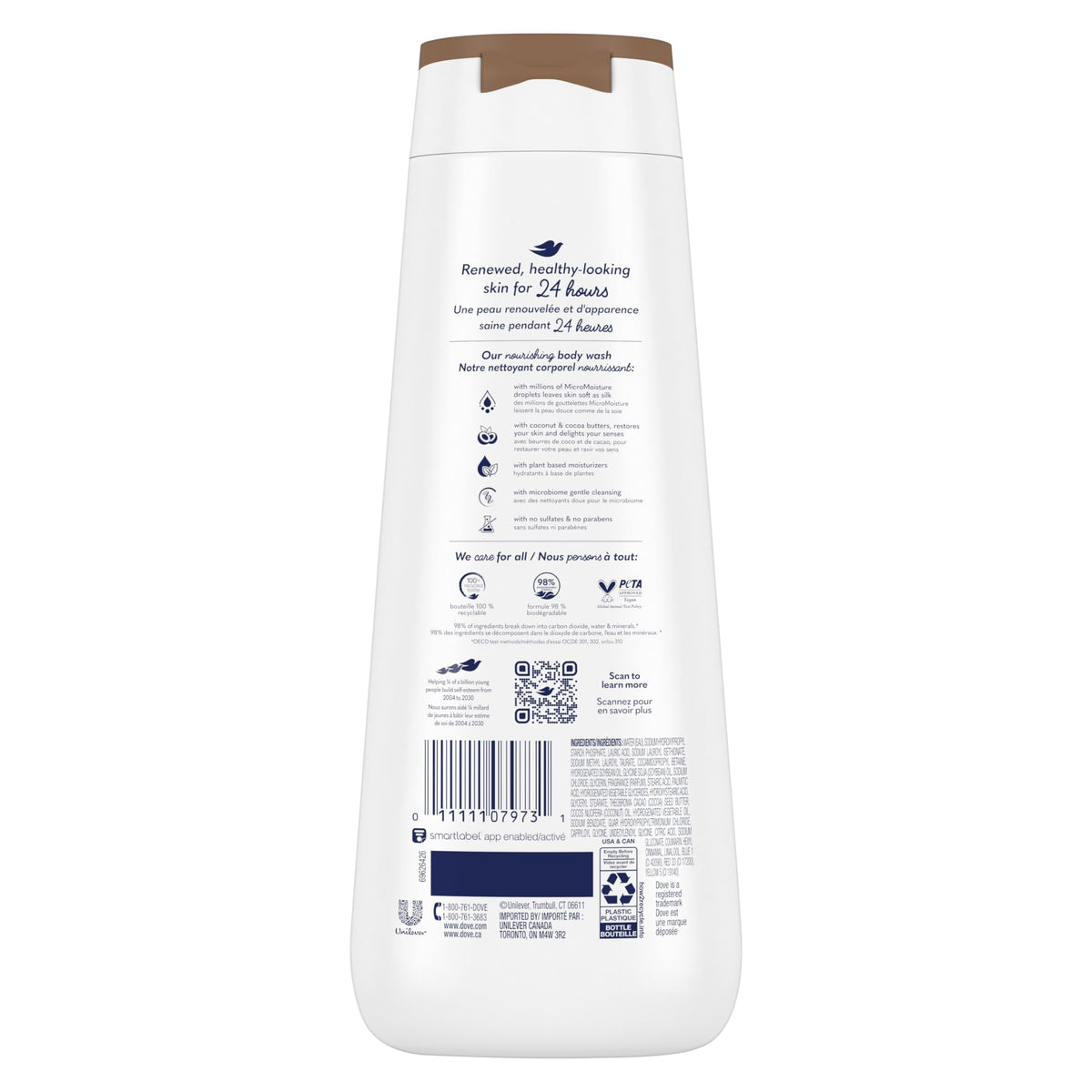Restoring Body Wash by Dove – white, Model 1610355