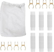Guidecraft Sensory System Tubes and Clips Set, Kids' Collapsible Tubes for STEM Activities and Gross Motor Play, Set of 6 for Sand and Water Play