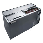 Maxx Cold MXCR65BHC Commercial Bottle Cooler with 2 Stainless Steel Doors and Top 4 Rollers Integrated Bottle Opener and Forced Air Cooling by DUURA – Model DVBC65
