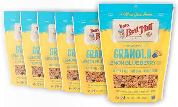 Bob's Red Mill Lemon Blueberry Homestyle Granola, 11oz (6 Count)