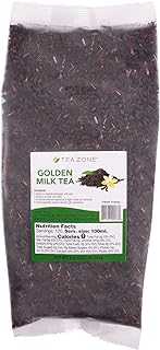 TEA ZONE 8.5 oz Golden Milk Tea, 25 Count
