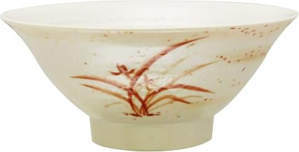 Thunder Group Gold orchid melamine dinnerware collection 32 oz, 7 1/2" soup bowl, comes in dozen
