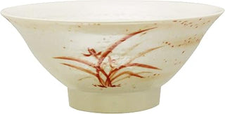 Thunder Group Gold orchid melamine dinnerware collection 32 oz, 7 1/2" soup bowl, comes in dozen