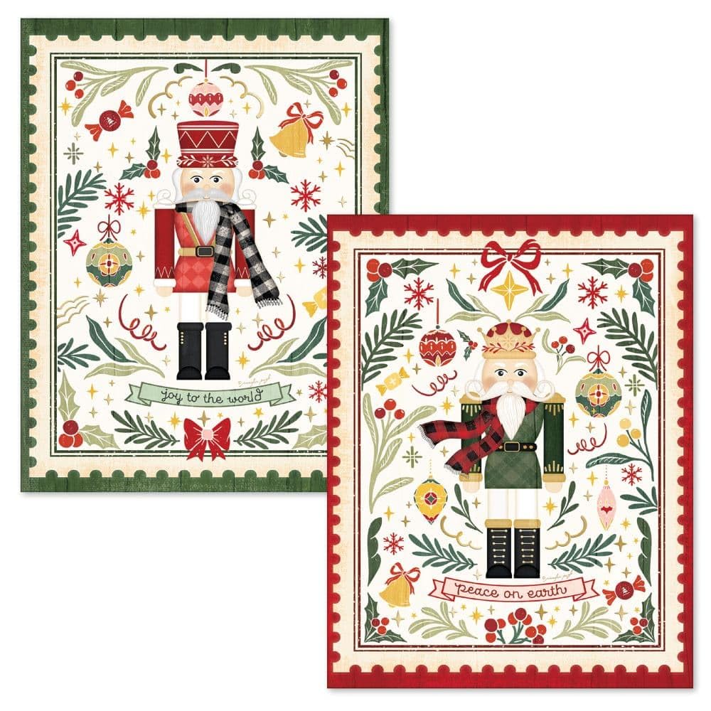 Nutcracker Joy Assorted Christmas Cards by Jennifer Pugh by Lang – 5.9 x 7.6 inches, Paper, Multi, Model 1008131
