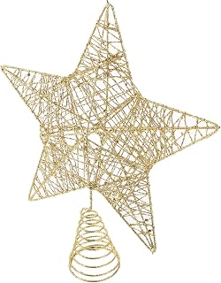 Christmas Tree for Star Topper Iron Golden Star Holiday Trees