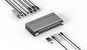 Kensington AD4010T4 Thunderbolt 4, USB4 Docking Station, Quad 4K Display, Up to 100W Power, 2 x HDMI, 2 x DP, 2.5Gbps Ethernet, SD Card Reader, Compatible with Windows and macOS (K32852EU)