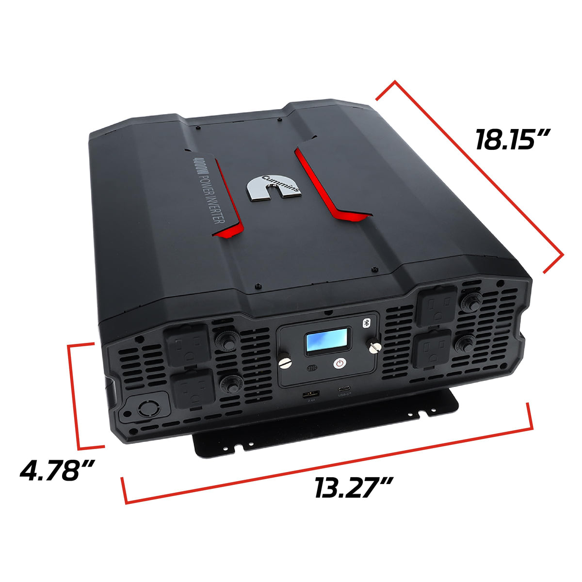 Cummins 4000 Watts / Black / Music Power Inverters