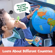 Magic Adventures Globe (Frustration Free Packaging) by LeapFrog – 11" x 10" x 14", Plastic, Blue, Model 80-605401