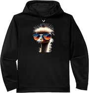 Ostrich Bird Emu Ratite I Love Ostriches Allegedly Ostrich Performance Hoodie