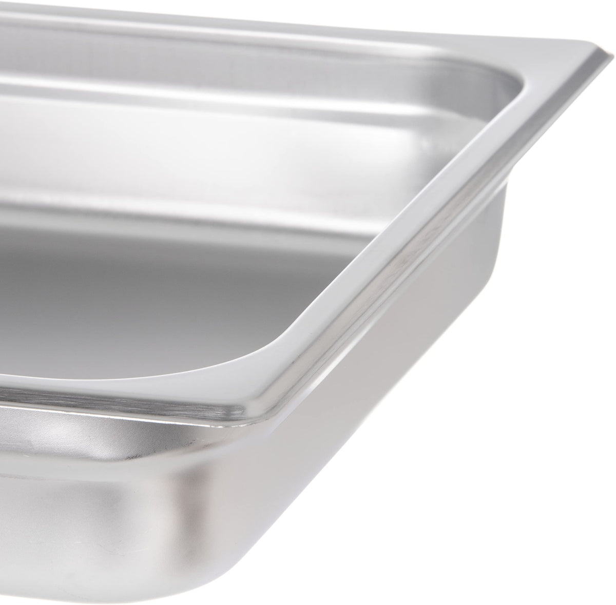 Durapan Stainless Steel Steam Table Pan by Carlisle FoodService Products – 20.5" x 12.75" x 2.5", 10.4 quarts, Stainless Steel, Silver, Model 607002