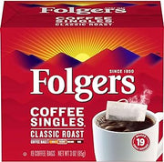 Folgers Coffee Singles (19 per box)