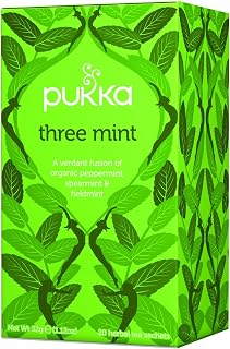 Pukka Three Mint Tea - 20 Sachets - 32g