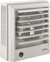 Global Industrial 34100 BTU Unit Heater, 10KW, 480V, 3 Phase, Steel