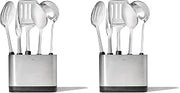 OXO Stainless Steel Kitchen Tools | Prep & Serve | Modern Style | 6-Piece Set | Pack of 2